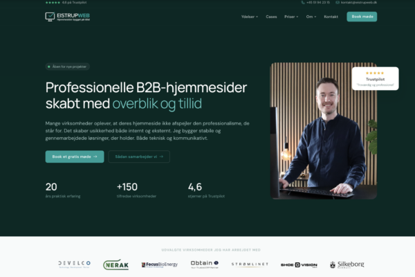 Eistrup Web arbejder med farverne til kundetyperne