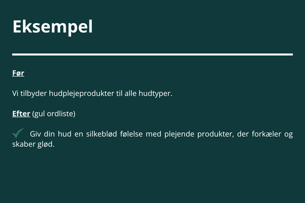 Eksempel fra gul ordliste