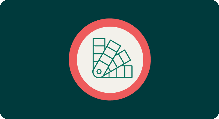 Farveguide for den røde kundetype